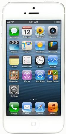 Смартфон Apple iPhone 5 64Gb White & Silver - Пенза