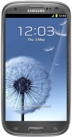 Смартфон Samsung Galaxy S3 GT-I9300 16Gb Titanium grey - Пенза